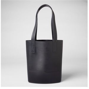 Hunter for Target Black Rubber Sling Tote Bag